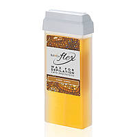 Воск кассетный ItalWax Flex Amber 100мл для депиляции янтарь картридж