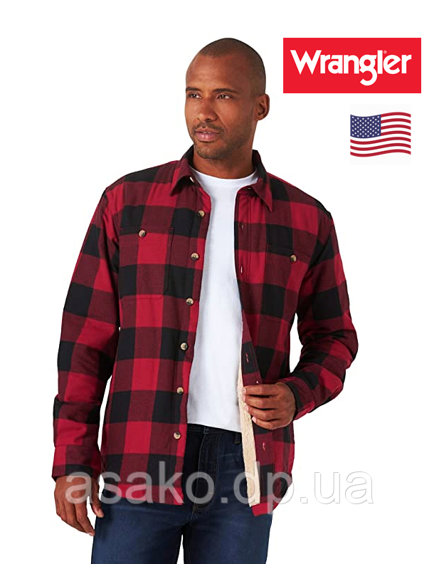 Сорочка-куртка Wrangler®/на хутряній підкладці (sherpa)/з США