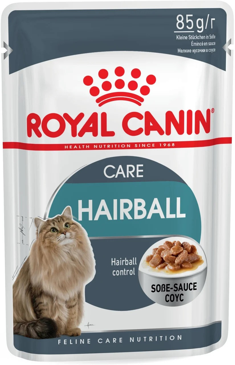 Royal Canin Hairball Care Gravy (Роял Канін Хейрбол) вологий корм для кішок під час грудочок у шлунку 85 г х 12 шт.