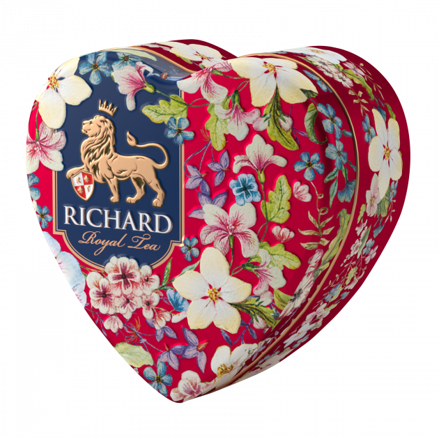 Чай Richard у вигляд серця Ідеї подарунків на 14 лютого