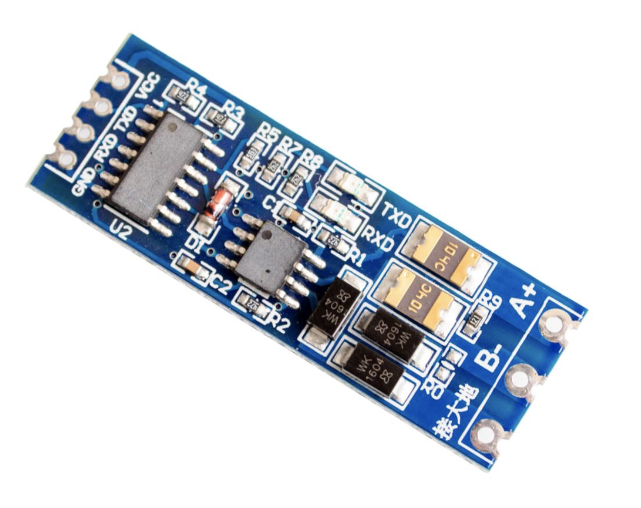 Конвертер інтерфейсу RS485 - UART TTL з грозозахистом і авто-контролем потоку RS485
