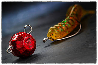 Грузило Fanatik  розбірне грановане 3 гр колір Red