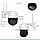 IP-камера 2MP Wi-Fi WHD822B корпус A8 додаток iCSee Вулична, поворотна з автостеженням та блоком живлення, фото 4