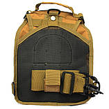 Ергономічний однолямковий рюкзак - сумка пісочного кольору (50413), фото 6