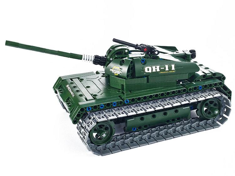 Радиоуправляемый конструктор танк QiHui Technics 4CH 2.4G 453 деталей - QH8011. Конструктор Техник - фото 2 - id-p1342385431