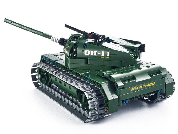Радиоуправляемый конструктор танк QiHui Technics 4CH 2.4G 453 деталей - QH8011. Конструктор Техник - фото 3 - id-p1342385431