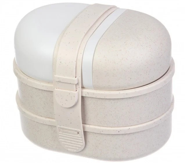 Ланч бокс потрійний Yjj-1230 5620 900мл, рожевий