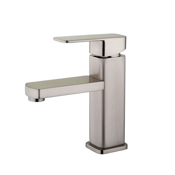 Змішувач для умивальника Zegor LEB1-A-KH WKB123 (нержавіюча сталь)