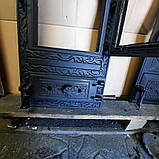 Дверцята для пічки з склом "Визерунок", фото 5