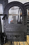Дверцята для пічки з склом "Визерунок", фото 2