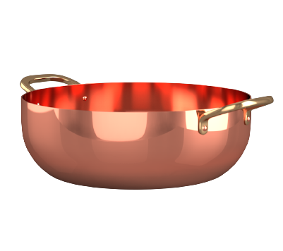 Жаровня мідна для приготування кави по східному ZH (Класична)