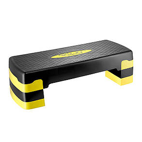 Степ-платформа 3-ступінчаста 4FIZJO 4FJ0149 Black/Yellow, фото 2