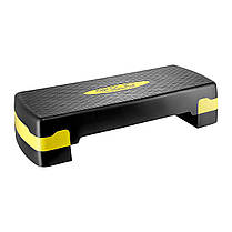 Степ-платформа 3-ступінчаста 4FIZJO 4FJ0149 Black/Yellow, фото 3
