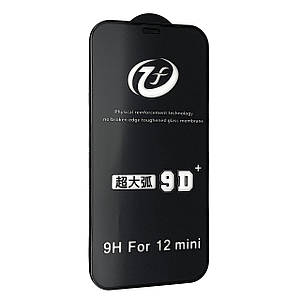 Захисне скло DK 9D+ Full Glue для Apple iPhone 12 mini 5.4" (black)