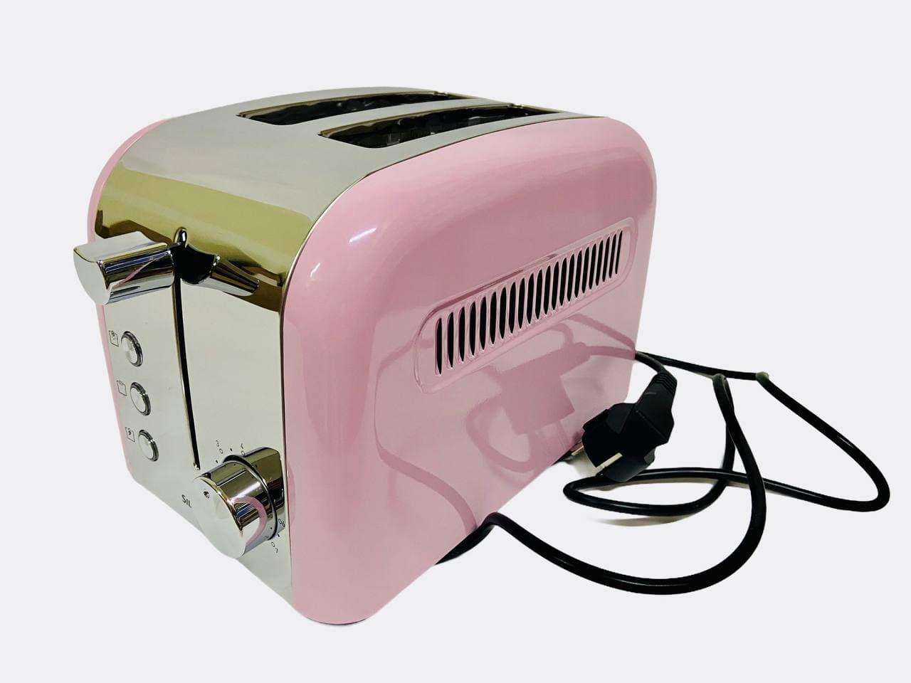 Тостер SilverCrest STS 850C1 850W Pink + 7 режимів обсмажування, фото 1