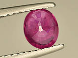 Натуральний Рубін 0,75 Сt. 5,68 x 5,03 x 3,04 mm, фото 4