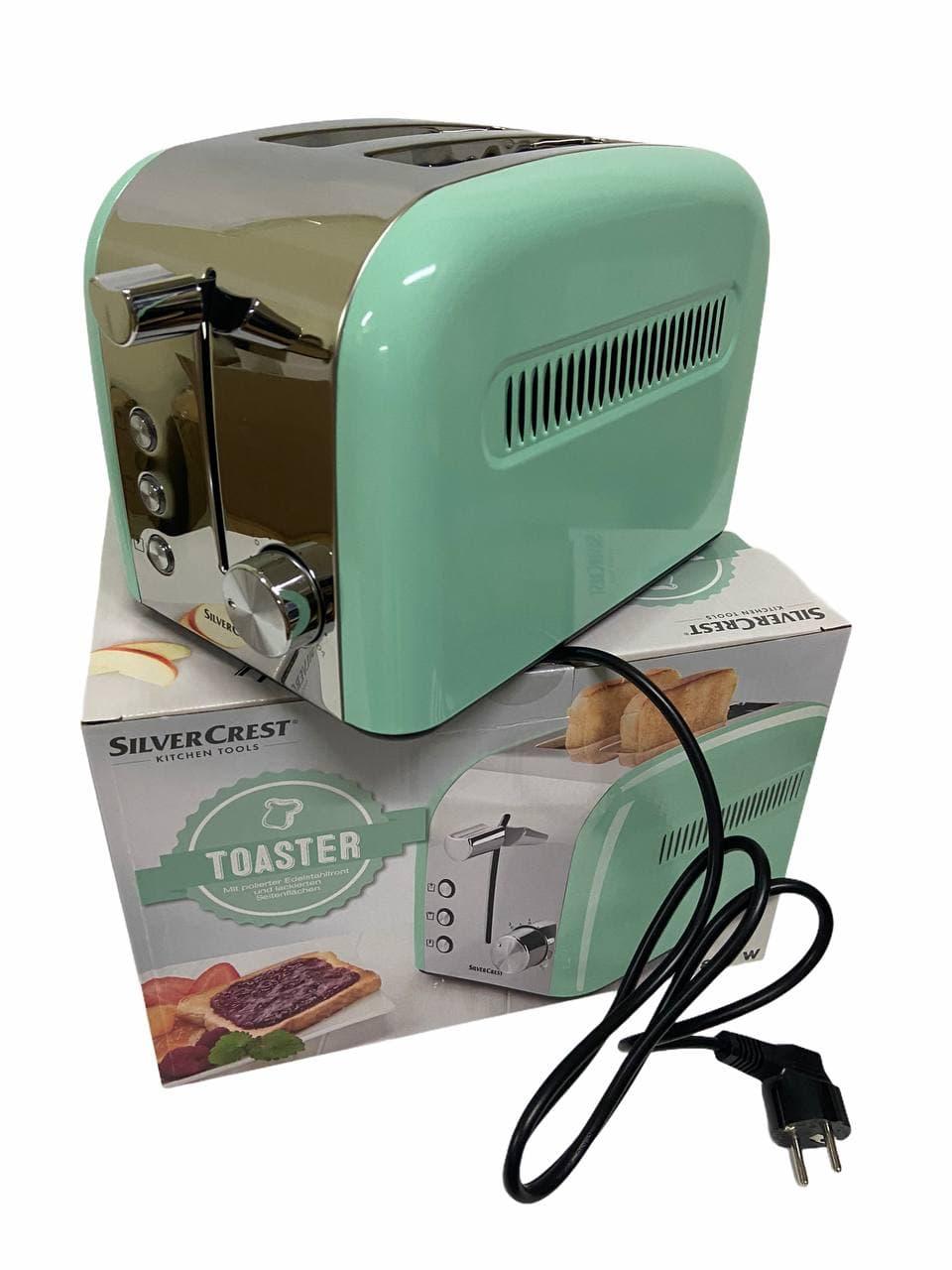 Тостер SilverCrest STS 850C1 850W Menthol + 7 режимів обсмажування