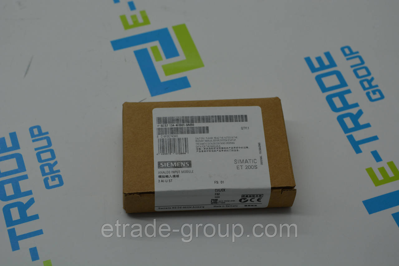 Електронний модуль Siemens ES7134-4FB01-0AB0, фото 1