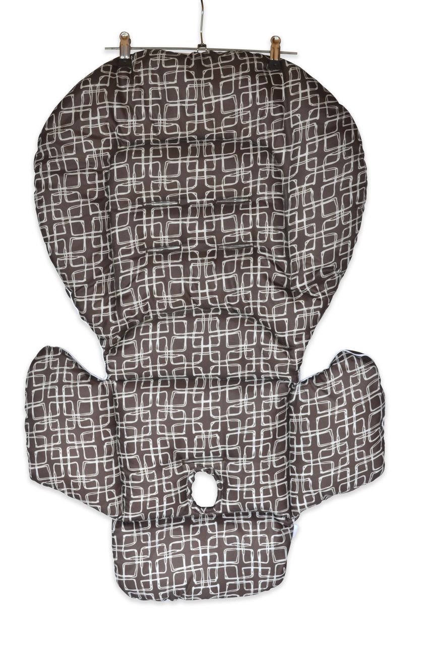 Чехол DavLu к стульчику для кормления Peg Perego Prima Pappa Dinner Цветы на молочном (Ch-703)