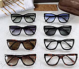 Жіночі сонцезахисні окуляри TF (5520) black LUX, фото 2