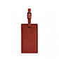 Шкіряна бирка для багажу 3.0 Червона, фото 5
