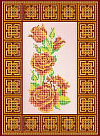 Схема для вишивання бісером Абрис Арт АС-109 Червона троянда