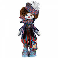 Набор для шитья куклы на льняной основе. Текстильная кукла Нова Слобода К1002 "Актриса"