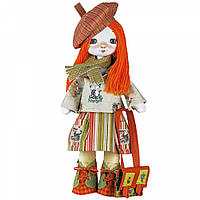 Набір для шиття ляльки на лляній основі. Текстильная кукла Нова Слобода К1013 "Мандрівниця"