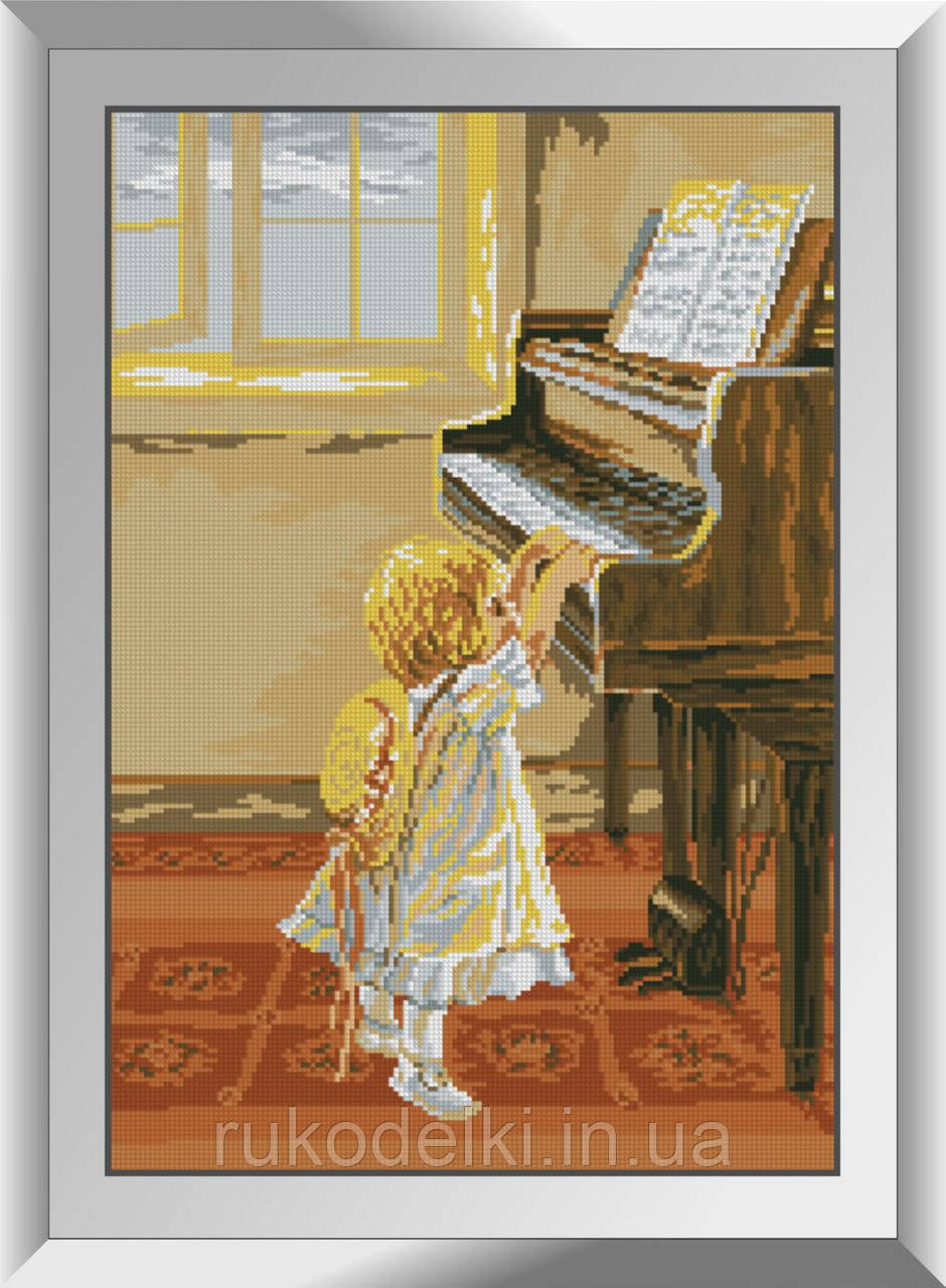 Набір алмазної живопису Dream Art Маленька піаністка 31498D