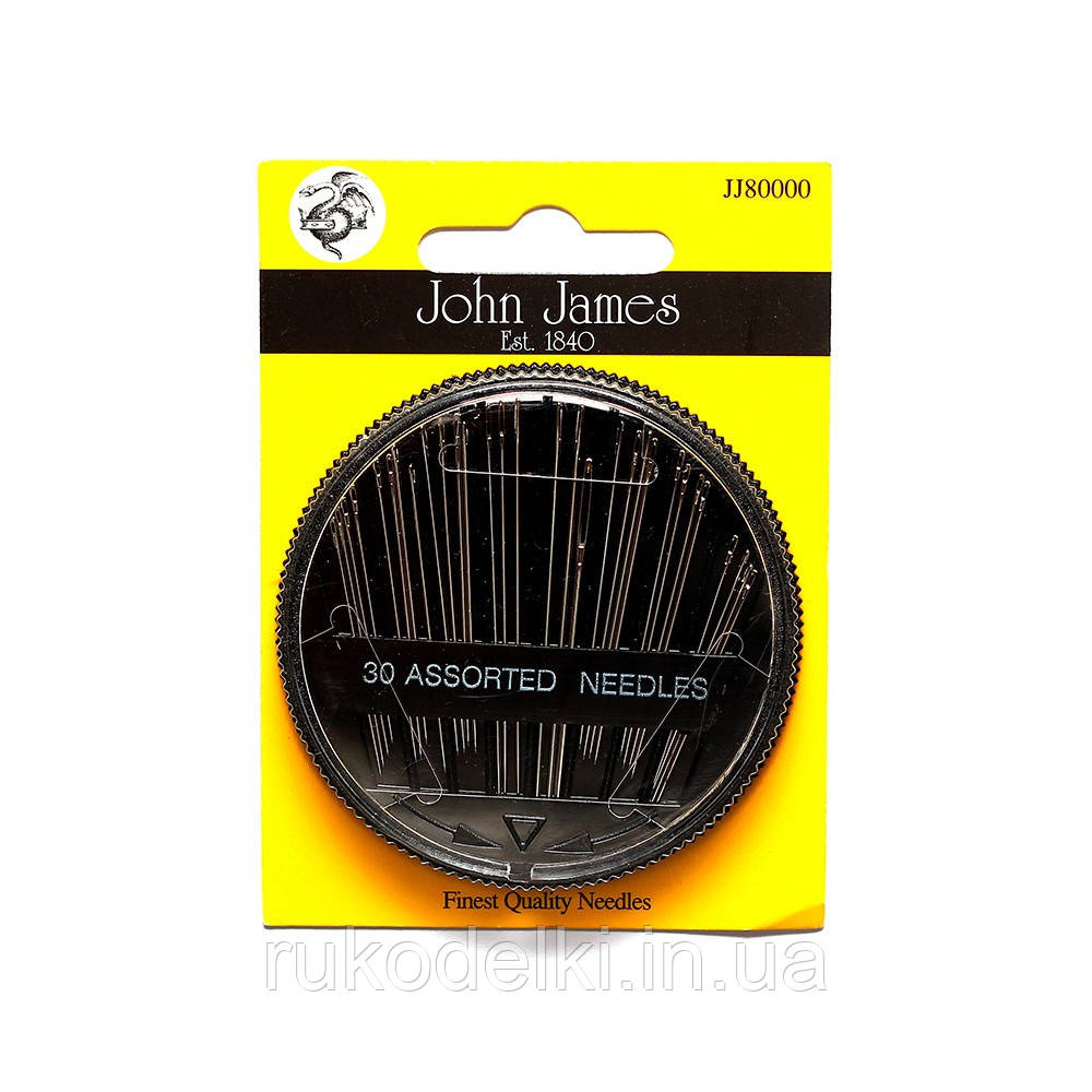 Набір швейних голок 30 Sewing needles (30 шт.) John James JJ80000