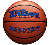 Мяч баскетбольный игровой Wilson EVOLUTION 295 GAME BALL (Оригинал с гарантией)