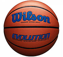 М'яч баскетбольний ігровий Wilson EVOLUTION 295 BALL GAME (Оригінал з гарантією)