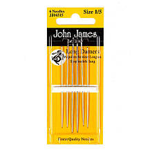 Набір довгих штопальних голок Long Darners №7 (6шт) John James JJ16507