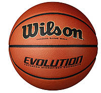 Мяч баскетбольный игровой Wilson EVOLUTION EMEA (Оригинал с гарантией)