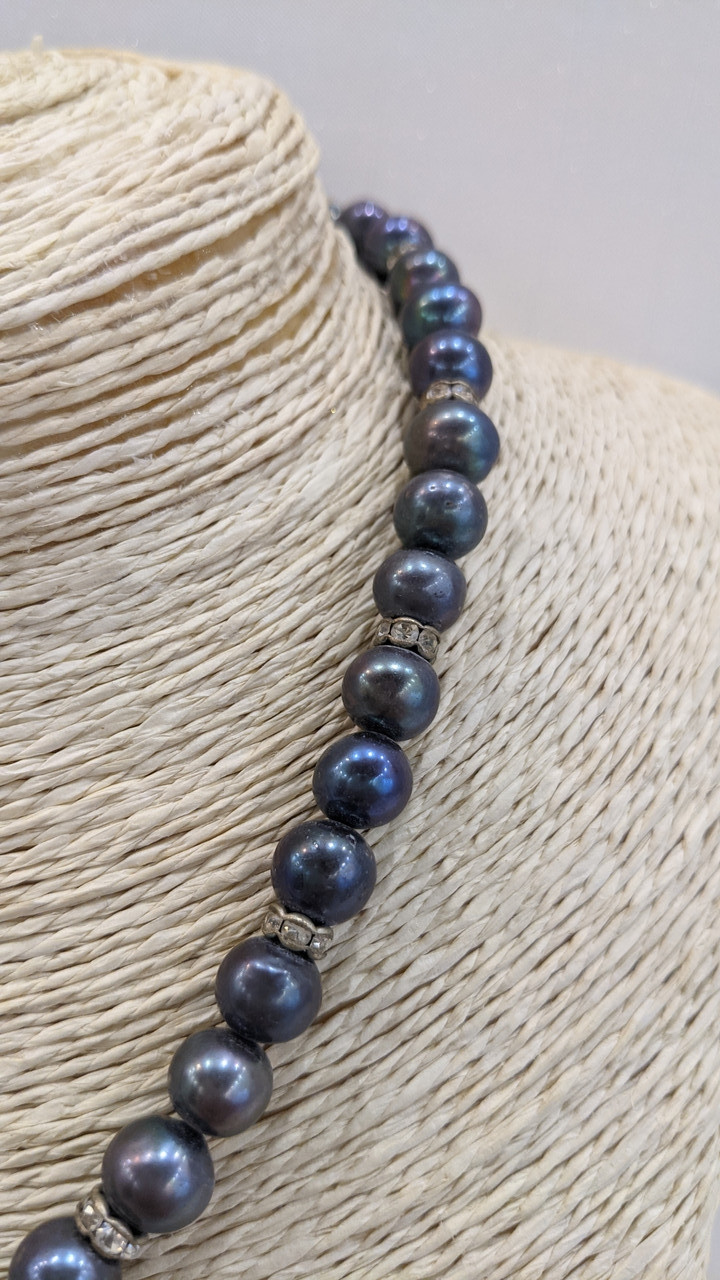 Кольє з чорних перлів, фото 1