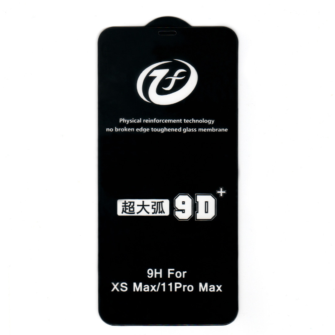 Захисне скло 9D + для Apple iPhone 11 Pro Max | Big Edge | DK