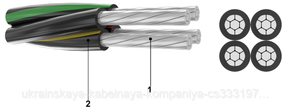 Купити Провід СІП 4 4х10 (ОЖ) монолітна жила, ціна 23.20 грн - Prom.ua ...