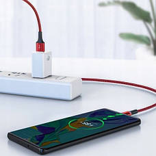 Кабель для зарядки телефона/ смартфона Baseus USB - Lightning 0.5 м Червоний/ Чорний (CALGH-A09), фото 6