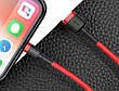 Кабель для зарядки телефона/ смартфона Baseus USB - Lightning 2 A 3 м Червоний/ Чорний (CALKLF-R09), фото 8