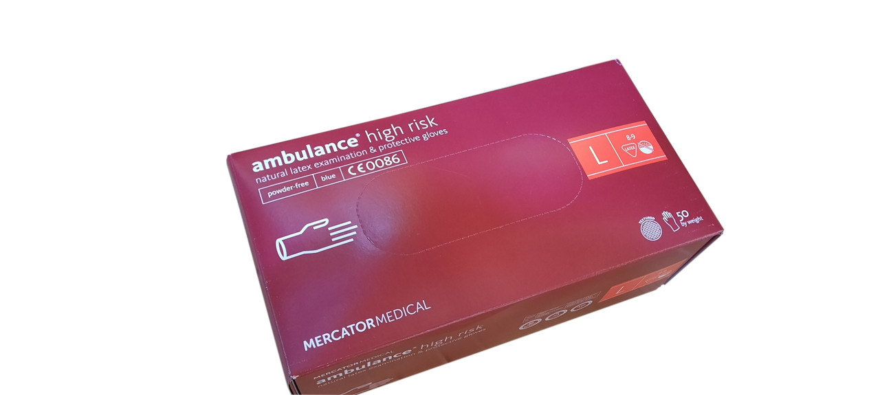 Рукавички латексні L (25 пар), фото 1