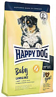 Happy Dog Baby Lamb & Rice 4кг корм для цуценят великих і середніх порід з 4 тижнів до 6 місяців