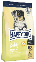 Happy Dog Baby Lamb & Rice 10кг корм для щенков крупных и средних пород с 4 недель до 6 месяцев