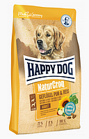 Happy Dog NaturCroq Gefluegel Pur&Reis 15кг корм для собак (курица)