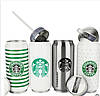 Термос с клапаном и трубочкой "Starbucks",500 мл, фото 8