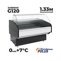 Холодильная витрина 1.3м CARBOMA ATRIUM G120 SM 1.25 1 0...+7°C