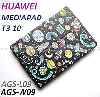Захисний чохол для дитини на Huawei Mediapad T3 10 (9.6) AGS-L09 (AGS-W09) Забавний космос