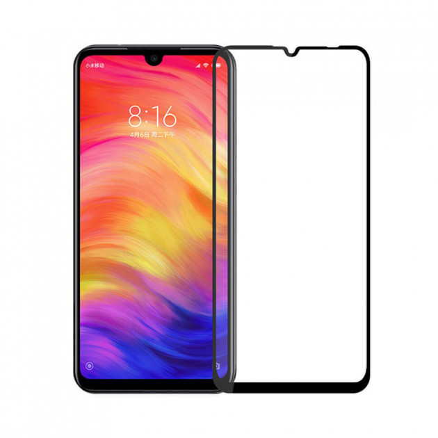 Захисне скло 3D для Xiaomi Mi A3 Lite CC9 Black (9H Tempered Glass), фото 1