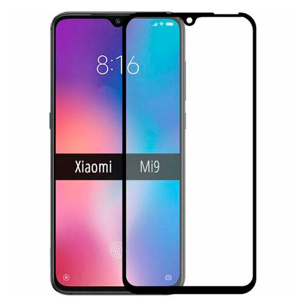 Захисне скло для Xiaomi Mi9 чорне, фото 1