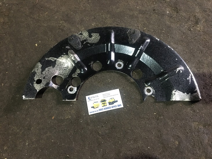 500-3502151 Щит заднього гальма МАЗ 500 лівий (знятять із НОВОГО моста), фото 1