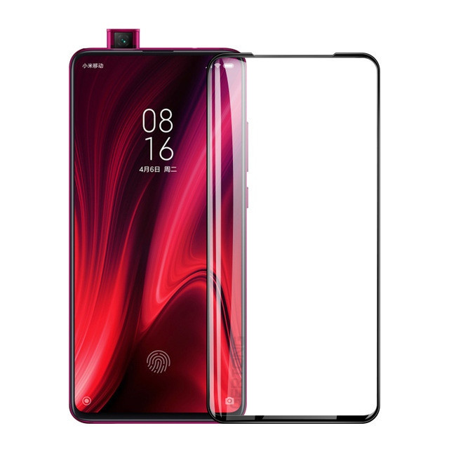 Захисне скло 3D для Xiaomi Mi9T redmi k20 k20pro Black (9H Tempered Glass), фото 1
